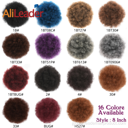 Drawstring Hair Puff Chignon Short Afro Curly Wrap Drawstring Hair Puff Chignon Supplier